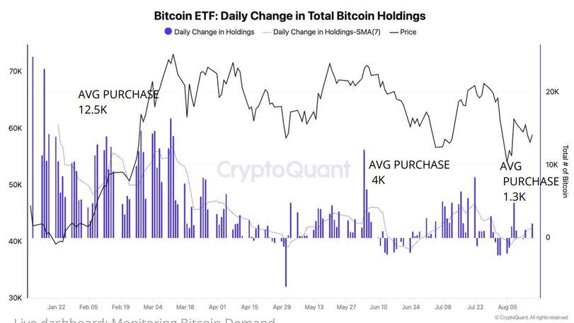 Bitcoin Metrics Signal Weak Demand as BTC ETF Hype Slows: CryptoQuant