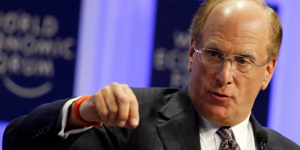 Inflation could drive bond yields to 20-year highs and shock the stock market, BlackRock chief Larry Fink says